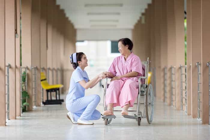 Limpieza de una residencia geriátrica