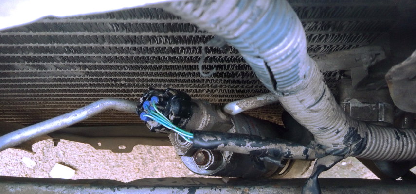 Limpieza de un circuito de aire acondicionado motriz