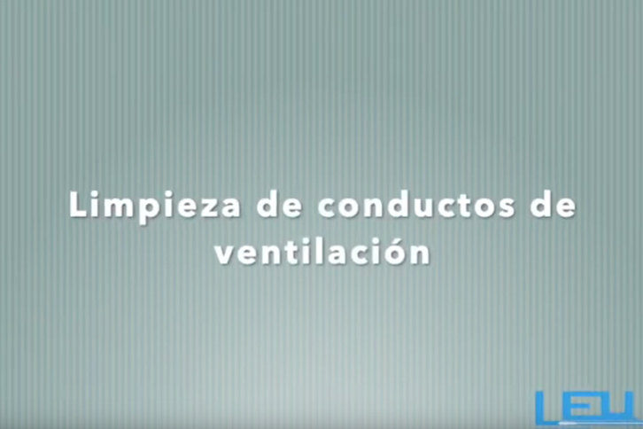 Video limpieza de conductos de ventilación
