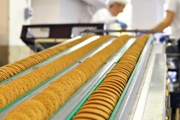 Galletas de una Industria alimentaria.
